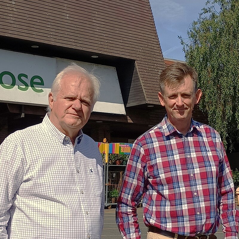 Photo of Mike Cox and Michael Tarling